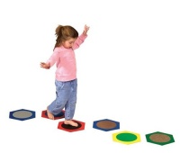 Sensory Stepping Stones; Asst. Textures/Patterns; 6 Per Set; no. GD-99002 Sensory Stepping Stones; Asst. Textures/Patterns; 6 Per Set; no. GD-99002