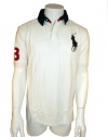 Polo Ralph Lauren Men's Classic-Fit Big Pony Polo - Classic Oxford White - Large