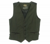 Epic Threads Piping Vest Dark Shadow XL