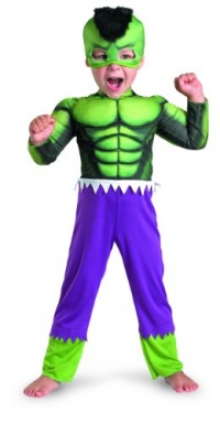 Marvel Super Hero Squad Hulk Toddler Muscle Costume Marvel Super Hero Squad Hulk Toddler Muscle Costume
