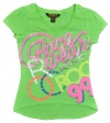 Rocawear Big Girls VS Green Born To Roc V-Neck T-Shirt (12/14)