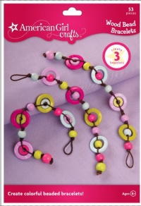 American Girl Crafts Bracelet Kit, Wood Bead American Girl Crafts Bracelet Kit, Wood Bead