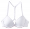 Maidenform Girls 7-16 Flex T-Back Front Closure Bra, White, 36A