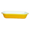 Use this rectangular Lasagna baking dish for your meats, pasta or vegetables. These temperature-resistant dishes can go directly from freezer to oven. Earthenware dishes keep food warm longer.