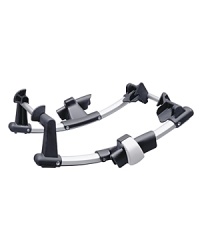 With the car seat adapter for Graco®, the car seat goes easily from the chassis of your Bugaboo stroller to the backseat of your car and back again. With the car seat adapter for Graco®, the car seat goes easily from the chassis of your Bugaboo stroller to the backseat of your car and back again.