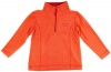 Gutsy Toddler Girls Orange Long Sleeve Half Zipped Fleece Jacket/Top 3T 4T