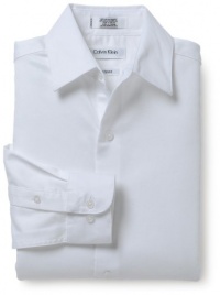 Calvin Klein Boys 2-7 Sateen Hanging Dress Shirt