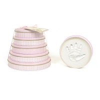 Child to Cherish Handprints Tower Of Time Kit in Pink Child to Cherish Handprints Tower Of Time Kit in Pink