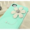 Nova Case® 3D Crystal iPhone Case for AT&T Verizon Sprint Apple iPhone 4/4S Sunflower Baby Green