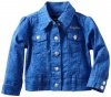 Baby Phat - Kids Girls 2-6X Twill Jacket, Blue, 2T