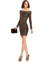 Go for high-shine style with this BCBGeneration mini dress, perfect for a standout soiree look!