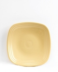 With the chip-resistant durability and fun colors you expect of square plates from Fiesta, the Square salad plate has a bold new shape that's worth celebrating. Ridged edges and a glossy finish bring out all the right angles. With the chip-resistant durability and fun colors you expect of square plates from Fiesta, the Square salad plate has a bold new shape that's worth celebrating. Ridged edges and a glossy finish bring out all the right angles.