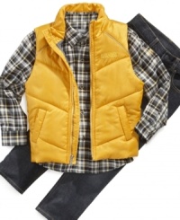 A sporty-inspired three-piece set for the little man in your life. Kenneth Cole's matching trio makes mixing and matching a cinch. A sporty-inspired three-piece set for the little man in your life. Kenneth Cole's matching trio makes mixing and matching a cinch.