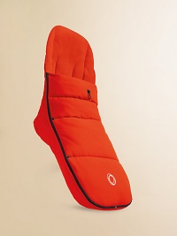 With a cozy fleece lining, this footmuff will make sure your baby is comfy, whatever the weather. Fits Cameleon and Bee strollers Accommodates 5-point harness Polyester fleece lining 600 denier nylon; machine washable Imported With a cozy fleece lining, this footmuff will make sure your baby is comfy, whatever the weather. Fits Cameleon and Bee strollers Accommodates 5-point harness Polyester fleece lining 600 denier nylon; machine washable Imported