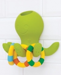 We've got a winner! Turn bath time into a carnival with the BAP and phthalate-free octopus ring toss from Skip Hop. Or create their very own sprinkler by pouring water into the top of the octopus head and watch it sprinkle down from his arms. No matter how you're using this versatile toy it's sure to provide imaginative fun for everyone. We've got a winner! Turn bath time into a carnival with the BAP and phthalate-free octopus ring toss from Skip Hop. Or create their very own sprinkler by pouring water into the top of the octopus head and watch it sprinkle down from his arms. No matter how you're using this versatile toy it's sure to provide imaginative fun for everyone.