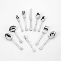 Ginkgo Lafayette 65-Piece Stainless Steel Flatware Set, Service for 12 Ginkgo Lafayette 65-Piece Stainless Steel Flatware Set, Service for 12