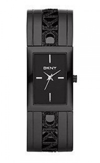 DKNY NY8402 Black Logo Glitz Cuff Watch DKNY NY8402 Black Logo Glitz Cuff Watch