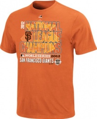 San Francisco Giants Youth Majestic Orange 2012 National League Champion Conquerors T-Shirt San Francisco Giants Youth Majestic Orange 2012 National League Champion Conquerors T-Shirt