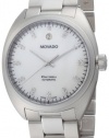 Movado Men's 0606391 Datron Stainless-Steel White Mother-Of-Pearl Round Dial Watch