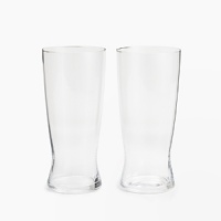 Spiegelau, the world's oldest glass manufacturer, brings you the Beer Classics Collection to enhance the pleasure of drinking fine beers. Crafted of lead-free crystal, a unique platinum finishing process increases durability and adds a brilliant shine. Lager Glass features a 17-ounce capacity in a classic design that is perfect for serving micro brews. Packaged as a set of 2 in an attractive gift box. Spiegelau, the world's oldest glass manufacturer, brings you the Beer Classics Collection to enhance the pleasure of drinking fine beers. Crafted of lead-free crystal, a unique platinum finishing process increases durability and adds a brilliant shine. Lager Glass features a 17-ounce capacity in a classic design that is perfect for serving micro brews. Packaged as a set of 2 in an attractive gift box.