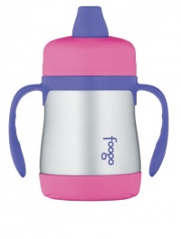 Thermos Foogo Phases Leak Proof Stainless Steel Sippy Cup, 7 Ounce, Pink/Purple Thermos Foogo Phases Leak Proof Stainless Steel Sippy Cup, 7 Ounce, Pink/Purple