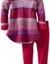 Splendid Littles Baby-girls Newborn Camden Stripe Tunic Set, Sugar Cookie, 6-12 Months