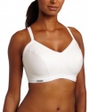 Le Mystere Womens Energie Freestyle Sport Bra, White, 34C