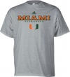 Miami Hurricanes Grey adidas Impervious T-Shirt