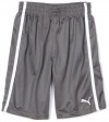 Puma - Kids Boys 2-7 Little Mesh Short, Grey, 4