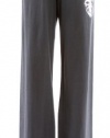 Juicy Couture Granite Cotton Blend JC Logo Original Drawstring Relaxed Leg Lounge Pant Large