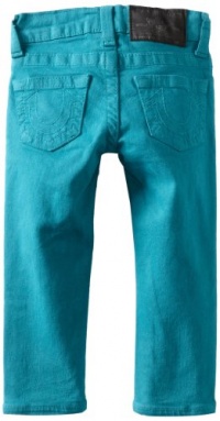 True Religion Girls 2-6X Casey Overdye Pant, Dark Teal, 4 True Religion Girls 2-6X Casey Overdye Pant, Dark Teal, 4