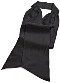 Us Angels Girls 7-16 Silky Taffeta Sash, Black, 4-14