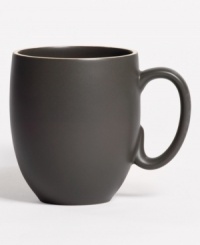 With a powdery matte finish and clean modern shapes, this dinnerware collection from renowned designer Vera Wang brings minimalism to the table with chic style. In soft, natural graphite, this mug coordinates perfectly with any decor. With a powdery matte finish and clean modern shapes, this dinnerware collection from renowned designer Vera Wang brings minimalism to the table with chic style. In soft, natural graphite, this mug coordinates perfectly with any decor.