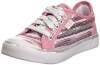 Keds Brilliance Lace-Up Sneaker (Toddler/Little Kid),Pink Stripes,6 M US Toddler