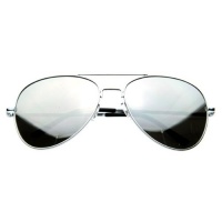 FRAMEWORK - Reflective FULL MIRROR Mirrored Metal Aviator Sunglasses FRAMEWORK - Reflective FULL MIRROR Mirrored Metal Aviator Sunglasses