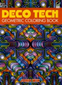 Deco Tech: Geometric Coloring Book (Dover Design Coloring Books)