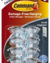 Command Small Cord Clips, Clear, 8-Clip