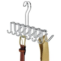 InterDesign Tie and Accessory Rack, Silver InterDesign Tie and Accessory Rack, Silver