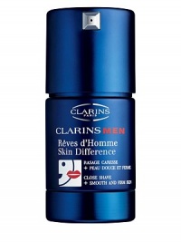 The first complete skincare product for men that targets his skin and shave zone by softening whiskers at their base and helping to slow down new growth. A comforting fluid with a clean, woodsy scent that promotes an immediate feeling of freshness and comfort. Rich in firming, hydrating and energizing benefits that help counteract visible signs of aging. Revives a dull complexion and gently firms and softens skin. 2 X 0.5 oz. The first complete skincare product for men that targets his skin and shave zone by softening whiskers at their base and helping to slow down new growth. A comforting fluid with a clean, woodsy scent that promotes an immediate feeling of freshness and comfort. Rich in firming, hydrating and energizing benefits that help counteract visible signs of aging. Revives a dull complexion and gently firms and softens skin. 2 X 0.5 oz.