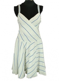 Lauren by Ralph Lauren Paula Striped Dress Blue/Natural 4 Lauren by Ralph Lauren Paula Striped Dress Blue/Natural 4