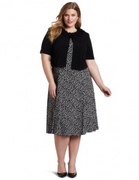 Jessica Howard Women's Plus-Size Paisley Jacket Dress