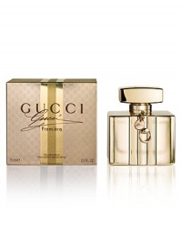 Introducing a strong female signature line: Premiere by Gucci. The bottle is the iconic Gucci shape and the sparkling new fragrance is sophisticated, young and timeless. Top notes: Begamot and blackberry. Middle notes: Orange blossom and wild fur accord. Base notes: Patchouli and sandalwood. Made in France. Introducing a strong female signature line: Premiere by Gucci. The bottle is the iconic Gucci shape and the sparkling new fragrance is sophisticated, young and timeless. Top notes: Begamot and blackberry. Middle notes: Orange blossom and wild fur accord. Base notes: Patchouli and sandalwood. Made in France.