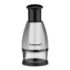 Preparing ingredients is quicker and simpler than ever with Cuisinart's premium food chopper. Made of sturdy stainless steel, it's strong enough to cut through nuts and hard cheeses, and cleans up easily in the dishwasher.