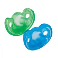 The First Years 2 Pack GumDrop Newborn Pacifier, Blue/Green The First Years 2 Pack GumDrop Newborn Pacifier, Blue/Green