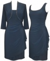 Plus Size Rising Smoke Blue Dress -- Size:16 Color:Blue