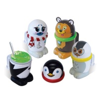 Geospace Set of 4 MUGZ Mini Ice Cream Makers - Make Your Own (Includes One Each: Snowy Owl, Baby Seal, Grizzly Bear, Penguin) Geospace Set of 4 MUGZ Mini Ice Cream Makers - Make Your Own (Includes One Each: Snowy Owl, Baby Seal, Grizzly Bear, Penguin)