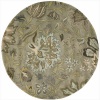Nourison JA41 Jaipur Round Hand Tufted Area Rug, 8-Feet, Silver