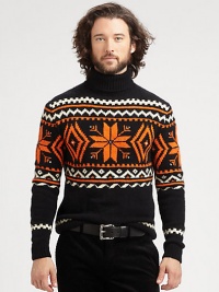 Rendered in ultra-soft Italian merino wool, an intarsia-knit mockneck sweater is enriched by a bold woven pattern for an eye-catching play on a preppy classic.Ribbed knit collar, cuffs and hemMerino woolDry cleanMade in Italy Rendered in ultra-soft Italian merino wool, an intarsia-knit mockneck sweater is enriched by a bold woven pattern for an eye-catching play on a preppy classic.Ribbed knit collar, cuffs and hemMerino woolDry cleanMade in Italy