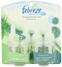 Febreze Noticeables Meadows & Rain Air Freshener Refill (2 Count; .879 Fl Oz Each), 1.758 Ounce Febreze Noticeables Meadows & Rain Air Freshener Refill (2 Count; .879 Fl Oz Each), 1.758 Ounce