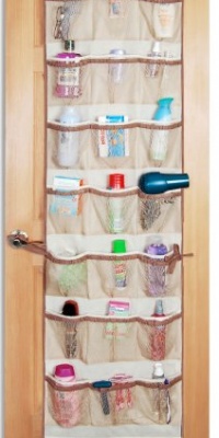 DAZZ 42-Pocket Over-the-Door Organizer, Beige DAZZ 42-Pocket Over-the-Door Organizer, Beige